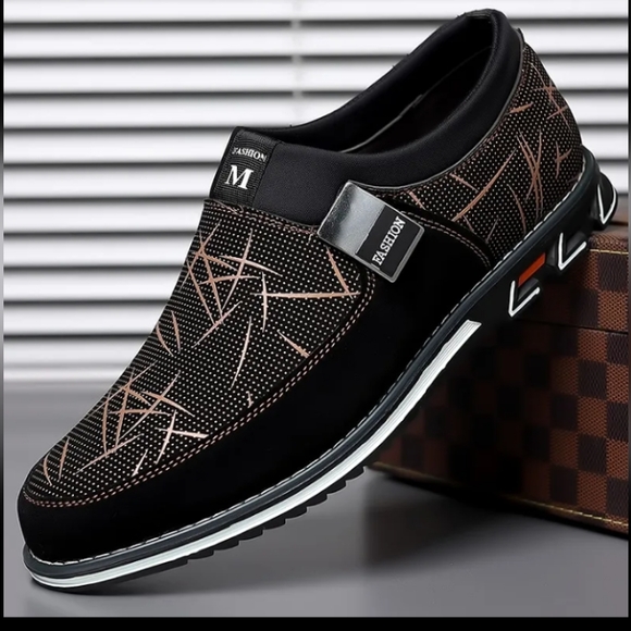 Classic Casual Man's Leather Shoes - Picture 4 of 5